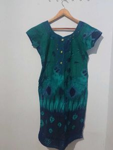 Tie-Dye Tailored Stiched Kurta