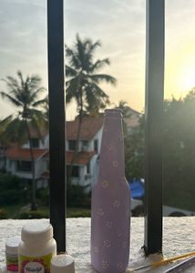 Hand-Painted Lavender Bottle