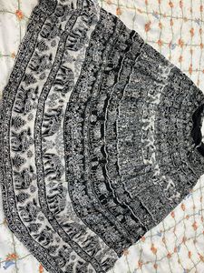 Elephant Print Maxi Skirt