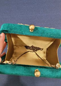Velvet Box Clutch