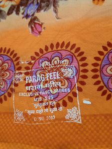 Floral Print Saree