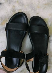 Black Ankle Strap Sandals