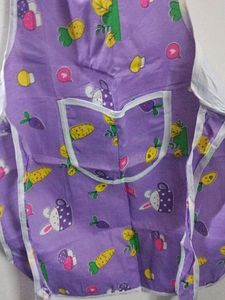 kids  Purple cute Apron