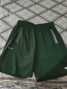Men's Green Athletic Shorts