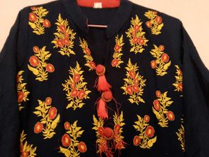 Layered embroidery gown ( Women's)