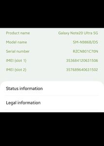 Samsung Note 20 Ultra