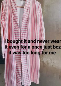 Striped Duster Cardigan