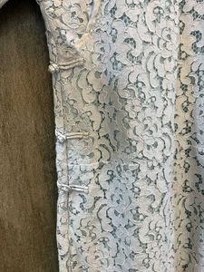 Blue Lace Cheongsam Dress