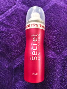 Secret Temptation Pink Deodorant for Women, Long L