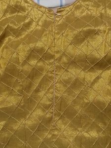 🌷price drop*Gold &amp; Green Ethnic Lehenga Choli Set