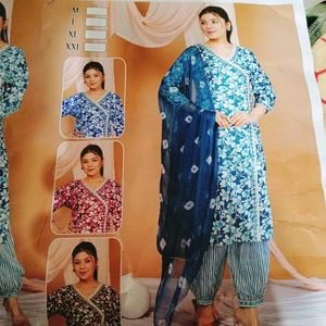 Angrakha Kurti Set For Women