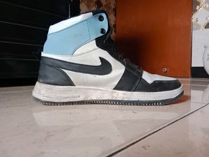 Nike Air Jordan Black And Blue Shoes