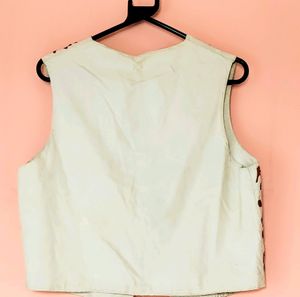 Women's Jacket With Applique Work