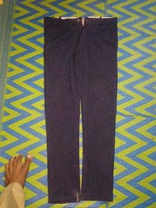 Navy Blue Straight Pants