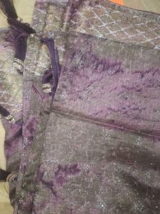 Elegant Purple Saree