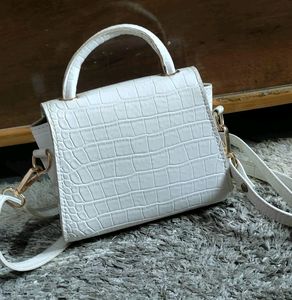 White Sling Bag