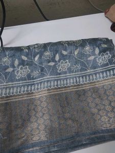 New saree with attached blouse piece 👌