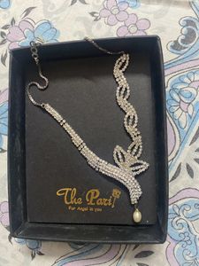 Silver Necklace Jwellery Set