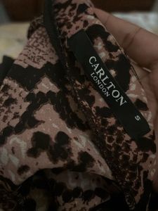 Carlton London Animal Print Top