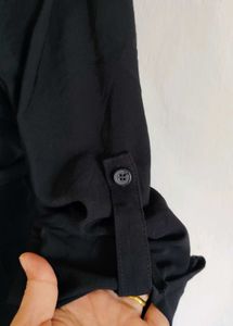 Elegant Black Trench Coat