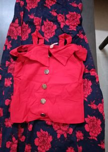 Skirt And Top Two Piece