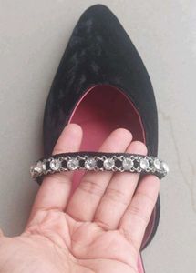 Catwalk Velvet Mules Flats