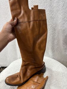 Brown Leather Boots