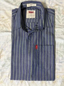 Levis Half Sleeve Striped Shirt