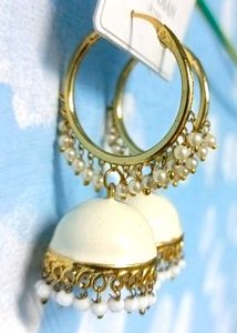 Hoop Jhumka Earrings