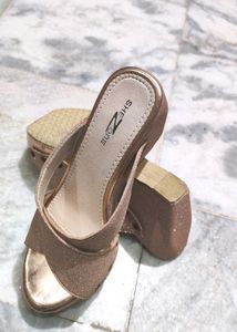 Rose Gold Glitter Heels