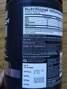 MuscleTech Platinum 100% Creatine - 250g Unflavour