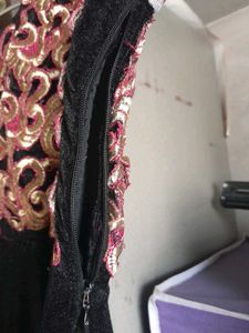 Elegant Black Embroidered Anarkali