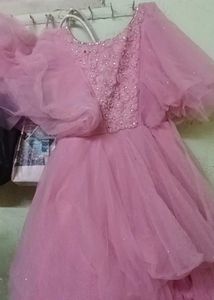 Pink Tulle Party Dress