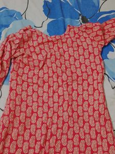 Stylish Pink Printed Kurti