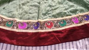 Full Gera Anarakali Kurta Set Embroidery&amp;Stones