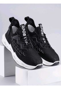Black &amp; White Athletic Sneakers
