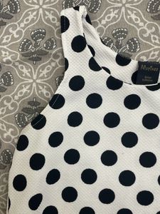Polkie Crop Top
