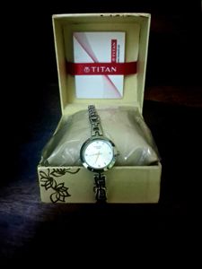 Titan Raga Steel Watch With Warrenty Card