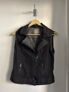 Studded denim jacket
