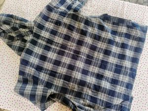 Plaid Duffle Coat with Hood