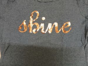 Striped Cold Shoulder Top