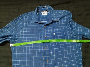 Check Blue Shirt For Men