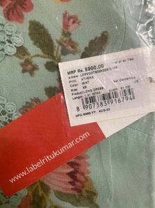 LABEL RITU KUMARFloral Print Fit &amp; Flare Dress