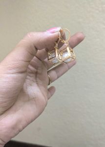 Pearl Cube Earrings