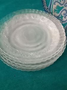 6  Plate Kanch Ki