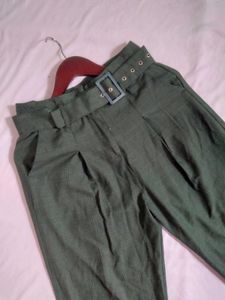 BUY 2 GET 1 FREE / Green belted pants