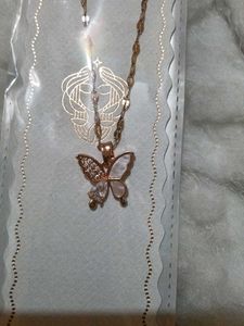 Butterfly Pendant Necklace