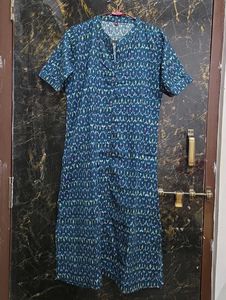 Ikkat Print Kurta