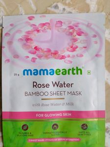 Mama Earth Rose Water Sheet Mask