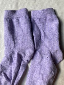 Lavender Ribbed Socks